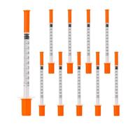 20 Pack 1ml 30G 8mm Syringes with Needle, Plastic Multi Purpose Measuring Tools, Individually Wrapped Dispensing Measuring Tool for Labs Accessories Pets Feeding Craft Supplies (20)