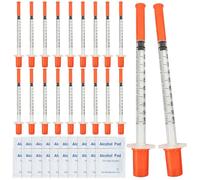 20 Pack 1ml 30G Dispensing Measuring Tool, Multiple Uses Laboratory Accessories, Plastic Lab Measuring Tool, Individually Sealed Packaging