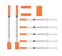 20 pack 1ml/cc 32G 6mm Plastic Multiple Uses Measuring Tools, Dispensing Tool with Accessories, Individually Packaging, Measuring Liquids, Plant Watering (20)