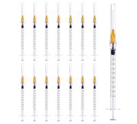 20 Pack 1ml Multiple Uses Measuring Tools, 25g(25mm) Laboratory Supplies, Individually Sealed Packaging for Experimental Research and Pet Feeding