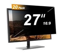 【20 Pack】 27 Inch Privacy Screen Protector for 16:9 Widescreen Monitors Desktop Anti-Glare Blue Light Filter Anti-Spy Film Relieves Eye Strain Easy Install