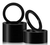 20 Pack 3" Camlock Gasket Fitting Cam Lock Hose Seal for Female Coupler Cam Groove Replacement Rubber Washer Black Rubber Gasket Ring Large Replacement Strainer for Pool Plunger Valves