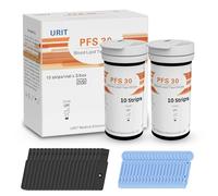 20 Pack 5 in 1 Lipid Test Strips for URIT PSF-30 Cholesterol Tester Meter, 20 Pcs Test Strips for Home Use