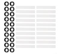 20 Pack 80mm Garage Door Roller Covers for Noise Reduction and Reliable Door Movement, Compatible with Various Standard Models