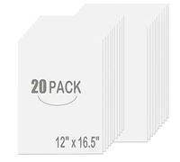 20 Pack A3 White Foam Board 297mm x 420mm, 5mm Thickness Foam Core Baking Board for Projects, Polystyrene Mat Board Poster Foam Board Sheets for Art Crafts, Presentation, Wedding, School Projects