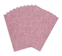 20-Pack A4 Baby Pink Glitter Card 350gsm by Blitz Craft, Extra Thick Double Sided Non Shed Glitter Cardstock for Cricut, Cake Toppers, Scrapbooking, Wedding Invitations & DIY Craft Paper Projects