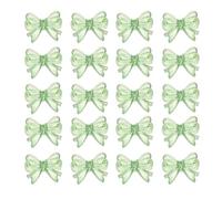 20 Pack Acrylic Bowknot Beads Clear Craft Finding for Jewelry Making Crafting and Decorations Bowknot Spacer
