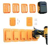 20 Pack Battery Holders Tool Holders for Dewalt 20V Drill Tools,10pcs Tool Hangers and 10pcs Battery Organizer Wall Mount