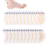 20 Pack Blister Plasters for Feet, Hydrocolloid Blister Cushions, Waterproof Adhesive Pads for Blister Healing and Prevention, Foot Care for Heels, Toes, and Shoes, Anti-Friction Blister Bandages