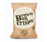 20 Pack | Brown Bag Crisps Lightly Salted 40g