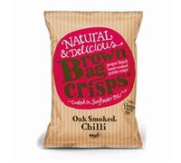 20 Pack | Brown Bag Crisps Oak Smoked Chilli 40g