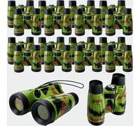 20 Pack Camouflage Jungle Binoculars Bulk Safari Binoculars for Kids Explorers Gifts Camping Hunting Safari Party Favors