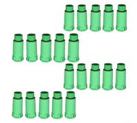 20 Pack Construction Adapter for Water System Pressure Seal Checks, PP Plastic Fitting Suitable for Routine Infrastructure Testing (Green)
