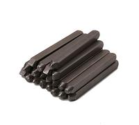20 Pack Designs Stamps 4mm Steel Punches Flower Leaf Stamps Jewelry Making Metal Stamping Tools for Jewelry Leather Wood Making Tools Gold