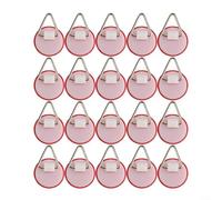 20 Pack Disc Plate Hangers for Securing Plates to Walls Using Backed Invisible Hooks for Residential Organization