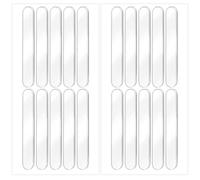 20 pack Door Bumpers Clear Furniture Bumpers Cabinet Anti Door Slam Stopper Silicone Bumper Stripes Chair Wall Protector Self Adhesive Preventer for Sound Dampening Buffer Pads