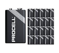 20 Pack - Duracell Procell 9V Batteries | 9 Volt Industrial Power Alkaline Battery | Home or Office Use | Car Air Freshener Promo Pack | Reliable Long Lasting Power