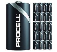20 Pack - Duracell Procell D Cell Batteries | 1.5V Industrial Power Alkaline Battery | Home or Office Use | Car Air Freshener Promo Pack | Reliable Long Lasting Power