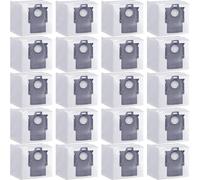 20 pack Dust Bags for robo-rock Disposable Dust Bag Q5 Q5+ Q7 Q7+ Q7 Max Q7 Max+ S7 MaxV Ultra S8+ S8 Pro Ultra Robot Vacuum,q5 bags:3L Large Capacity Disposable Bag Replacement