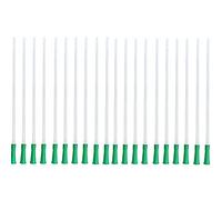 20-Pack Enema Nozzle Tips, 12.2" Long, 12FR (4mm), Home Enema Colonic Irrigation Kit, Coffee Enema Flushing kit, Enema Supplies Colon Tube, Flexible Silicone Comfort Enema Head-Green