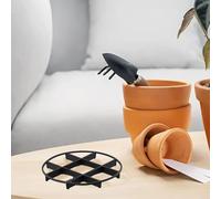 20 Pack Flower Pot Drainage Mesh Pads and Pot Feet Elevators to Prevent Root Rot, Facilitate Drainage and Maintain Neat Plant Arrangement (15cm)