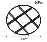 20 Pack Flower Pot Drainage Mesh Pads and Pot Feet Elevators to Prevent Root Rot, Facilitate Drainage and Maintain Neat Plant Arrangement (20cm)