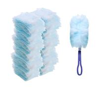 20 Pack Fluffy Duster Refills,for Flash Duster Dust Magnet Refills, Disposable Duster Replacement,Multi-Surface Dusters Heads for Cleaning Furniture, Office, Blinds, Car Dashboard, Keyboard (20PCS)