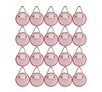 20 Pack for Invisible Disc Plate Hangers, Self for Wall Hooks for Picture Hanging and Decorative Plate Display, Small Plastic Kitchen Wall