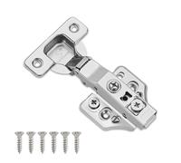 20 Pack Full Overlay Soft Close Cabinet Hinges 105° Frameless 3 Way Adjustable Soft Close Hinges for Cabinet Doors Kitchen Cabinet Door Hinges with Screws