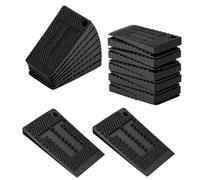 20 Pack Furniture Levelers Pads Non Slip Flexible Plastic Shims for Table Legs Cabinet Leveling Feet Chair Risers Stackable Wedges for Uneven Floors Home Improvement Black