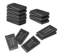 20 Pack Furniture Levellers Furniture Levelers Pads, Wardrobe Wedges For Levelling Chocks Durable And Anti-slip Plastic Wedges Shims, Flexible Furniture Wedge Levellers For Chair, Table Leg, Cabinet
