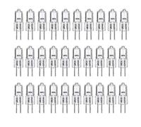 20 Pack G4 Halogen Bulbs 12V 20W 300LM Bi-Pin Base For Cabinet Lighting Fixtures Long Lifespan