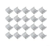 20 Pack Galvanized Steel Fence Panel Clips For Secure Attachment for Trellis and Timber Posts Sizes 32mm and 50mm Rust Proof (32)