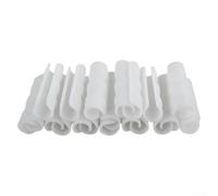 20 Pack Greenhouse Film Clamps ABS PC Construction for Securing Covers to Pipes 19mm to 33mm Outer Diameter Range (20mm)
