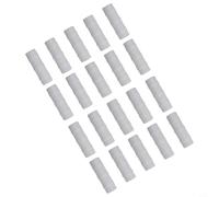 20-Pack Greenhouse Plastic Clamps for Film to Frame Pipe Connectors, 20mm/22mm/25mm/32mm Size Options, White ABS+PC Material with Anti-Rust and Resistant Design(32mm)