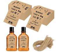 20 Pack Groomsmen Proposal Cards 4.5X2.5 Inch-Will You Be My Groomsman Cards Groomsman Proposal Box Hang tag Bottle Label for Wedding