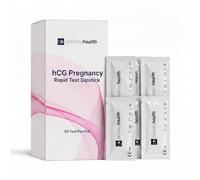 20-Pack hCG Pregnancy Rapid Test Dipstick by Berkeley Health - 20 Pregnancy Test Strips, Early Detection Sensitivity (25 MIU/mL), Urine Self-Testing Kit