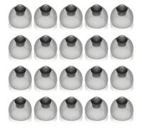 20 Pack Hearing Aid Domes, 9mm Semi-Open Vented Hearing Aid Buds, Soft Silicone Skin-Friendly Replacement Tips, Washable Hearing Aid Accessories, Earplug Dome, Compatible with SDS 4.0 Receivers (M)