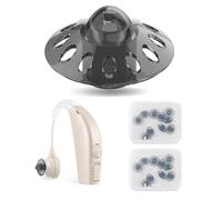 20 Pack Hearing Aid Domes for Phonak, Silicone Earbud Tips Replacement Sound Amplifier Ear Pieces Hearing Aid Accessories Washable Anti Static Open Type Domes for Seniors (Phonak Open 4.0 M)