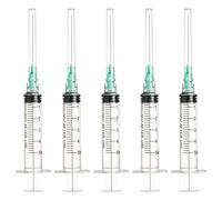 20 Pack Industry Lab Luer Lock Clear Plastic Dispensing Tool (5ml 0.8mm, 20)