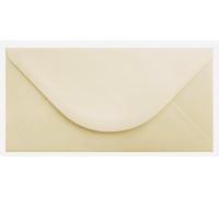 20 Pack Ivory Cream Envelopes for Greetings Cards, Crafts, Wedding Invitations, Business Stationery - 100gsm Gummed (DL -110mm x 220mm)