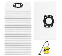 20 Pack KFI 487 Vacuum Cleaner Bags for Kärcher WD4 WD5 WD6, 2.863-006.0 | Vacuum Bags Compatible with Kärcher KWD 4, KWD 5, KWD 6, KNT 4, MV 4, MV 5, MV 6 Wet and Dry Vacuum Cleaner