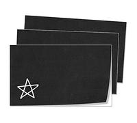 20-Pack, Large Chalkboard Sticker Labels Sheet, Erasable and Reusable - 25 x 15cm