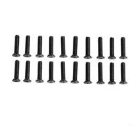 20 Pack Left Hand Thread Fixing Screws M5 M6 22mm 25mm for UNF Drill Chuck Adapter Alloy Steel Fasteners Designed for Reliable Performance (M5x22mm)