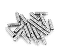 20 Pack M8 Stainless Steel Thread Hex Socket Spring Ball Plunger Screws, 8mm x 10mm, for Positioning and Indexing (M8*25(20PCS))