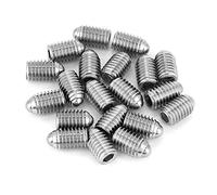 20 Pack M8 Stainless Steel Thread Hex Socket Spring Ball Plunger Screws, 8mm x 10mm, for Positioning and Indexing (M8*16(20PCS))