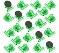 20 Pack Magnetic Clips Heavy Duty, Refrigerator Magnets, Clip Magnets Fridge, Strong Magnet Clips for Home Office Cruise (Light Green)