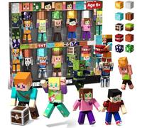 20 Pack Magnetic Figure, Includes 10 Articulated Character Model, Compatible with Magnetic Building Blocks, STEM Educational Toy for Kids Aged 3+ Years, Boys Girls Gift