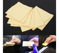 20 Pack Microfiber Cleaning Cloths For Nano Car Glass Coating Lint Free Waxing Towel Yellow 10x10cm Square Detailing Rags Soft Scratch Free Fabric High Density Liquid Absorbent Auto Care Supplies Kit