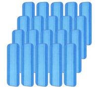 20 Pack Microfiber Cleaning Pads Compatible with Bona Mop 18 Inch Washable Replacement Mop Pads for Hardwood Floors and Multi-Surfac Floors
